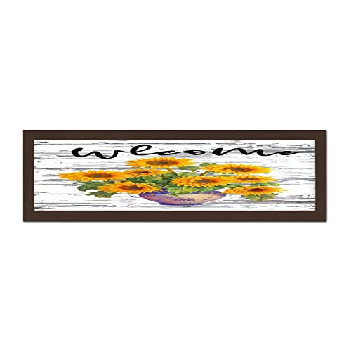 Panneau mural en bois de qualite artisanale cadre suspendre 15x50
