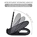 Cell Phone Stand，2Pack Portable Foldable Desktop Cell Phone Holder, Adjustable Universal Multi-Angle Cradle Stands for Tablet iPad iPhone 15 14 13 12 11 X/xr/xs max Samsung Galaxy, Black and White