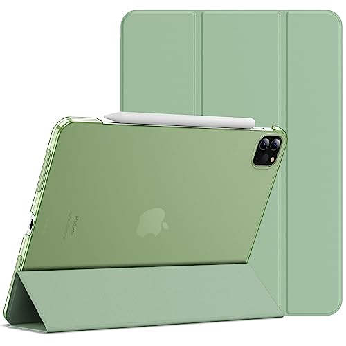 JETech Hülle NUR für iPad Pro 11 Zoll Modell 2022/2021/2020/2018 Unterstützung Pencil Aufladung Intelligent Abdeckung Schlafen/Wachen (Matcha Grün)