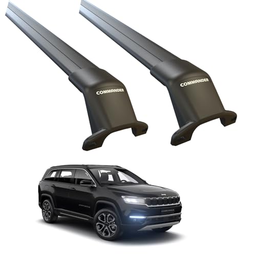 Rack Travessa de teto Bagageiro Commander 2021 a 2024 Fixação Original Preto