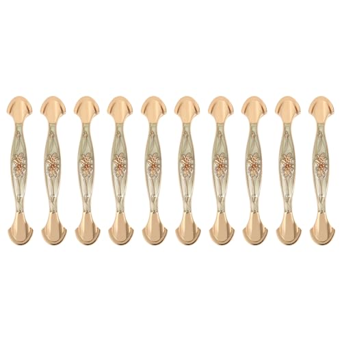 Didiseaon Tiradores para Gabinetes de Cocina 10 Piezas, Manijas de Armario de Aleación de Aluminio Sólida Color Blanco Marfil, Tiradores de Cajón Resistentes y Decorativos para Muebles