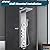6-in-1 Shower Panel Tower System with LED Display – Rainfall, Waterfall & 4 Body Spray Modes, Stainless Steel Wall-Mounted Shower Panel with 49" Handheld Shower Hose