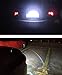 iJDMTOY 35-074-White License Plate Frame Mount 12V 24-SMD High Power Xenon White LED Rear Backup Reverse Light Kit Compatible With Car SUV Truck VAN RV