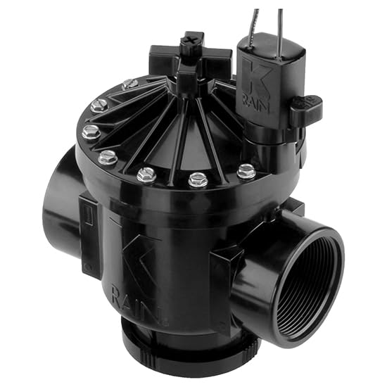 K-Rain Electroválvula Riego 2' PRO 150 Modelo 7001 con Regulador Caudal 9V, PVC Resistente, 0,7–10 bar, Compatible Irritrol y Hit – Ideal para jardines, agricultura y riego profesional