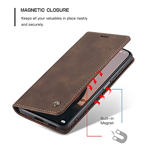 UFinetech Case for Xiaomi Mi 11 Lite, Leather TPU Cover for Xiaomi Mi 11 Lite 5G - Image 3