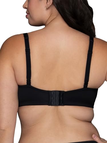 Image of Vanity Fair Women's Bra with 2-Way Convertible Straps, Body Caress Full Coverage, Lightly Lined Cups Up to Dd