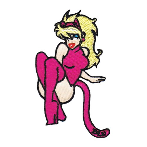 Dean Lee Norton Artist Patch - Sexy Pink Kitty Cat Girl