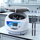 Variable Speed Centrifuge with Visual Window, 500-5000RPM, 10/15ml Tube Compatibility, Precise Speed Control ±30RPM, Multifunctional Control Panel for Lab, Clinic, and Industrial Use