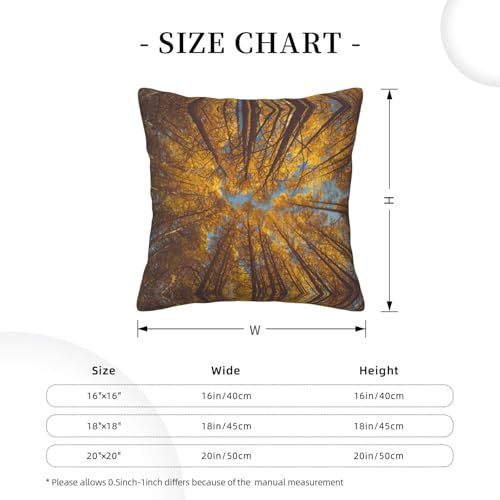 Housse coussin velours côtelé jaune arbre déco pour canapé carré