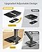 monTEK Adjustable Steel Monitor Mount Reinforcement Plate, Desk Stabilizer Plate for Thin, Glass or Fragile Desks,Universal Protective Support for C-Clamp & Grommet Monitor Arms, No Scratch Bracket