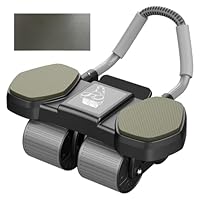 Bauchroller,Bauchtrainer für zuhause, verbessertes 4-Rad-Design, ultrastabiler Kerntrainer zur Stärkung von Bauchmuskeln und Rumpf, langlebig und leicht