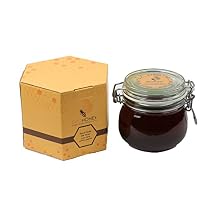Geohoney Sidr Osaimi Raw Honey from Yemen, Premium Grade A++, 700g, Brown