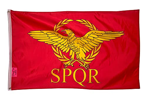 SPQR Roman Empire Senate and People of Rome Flag Size 3x5 Feet Banner Man Cave