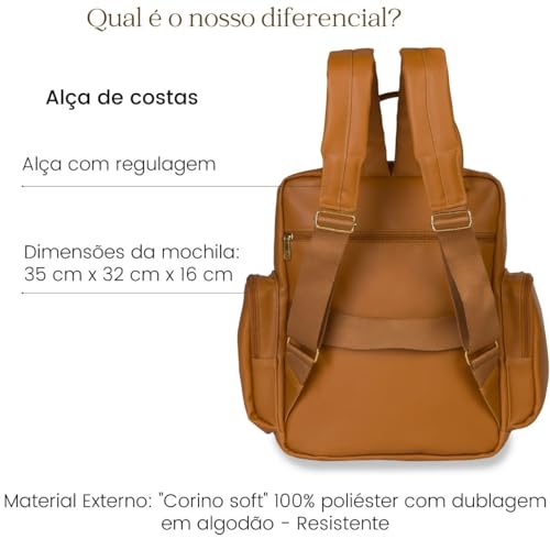 Masterbag, Mochila Urban Teddy Caramelo - Masterbag