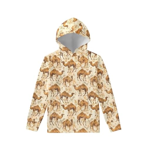 Dellukee Unisex Kids Teens Sweatshirts Youth Girls Boys 3D Cool Hoody Funny Pullover Sweatshirts