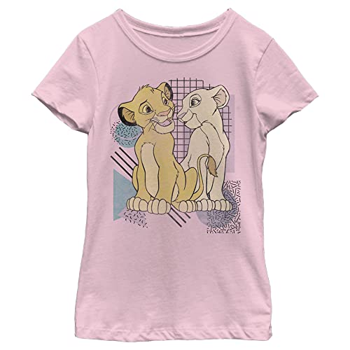 Disney Lion King Nostalgia Girl's Solid Crew Tee