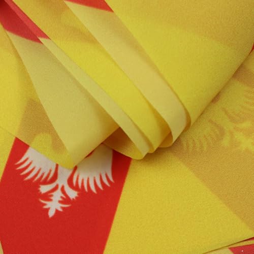Image of AZ FLAG Lorraine 6 meters BUNTING Flag 20 flags 9'' x 6'' - French region of Lorraine STRING flags 15 x 21 cm