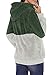Romanstii Women's Juniors Pullover Sweatshirts Hooded Fuzzy Warm Casual Long Sleeve Tops Green XL