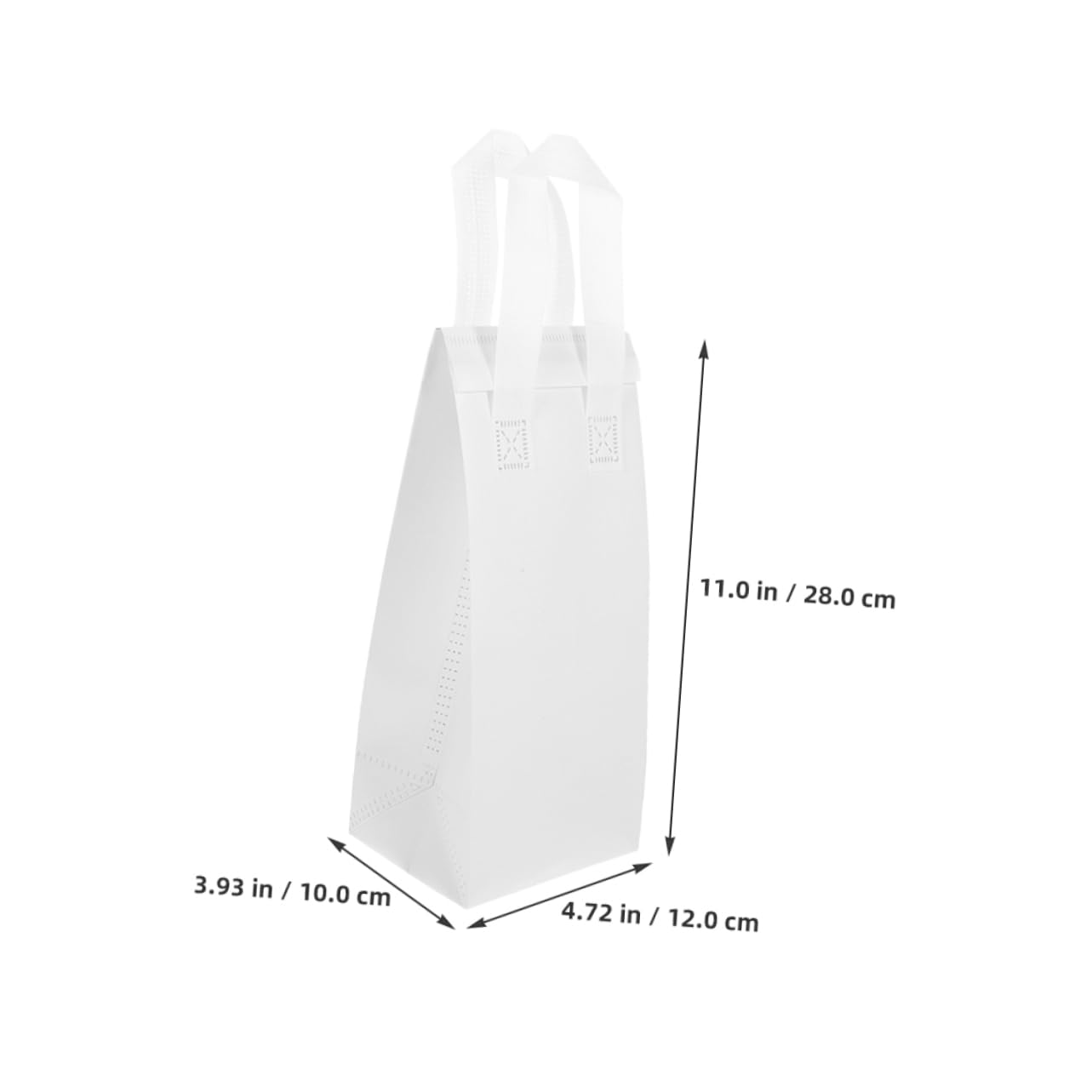 Ipetboom 50pcs Insulated Drink Carrier Bag with Handles Thermal Takeout Tote for Hot Cold Beverages Portable Packaging for Restaurants Cafes Individual Cup Compartments