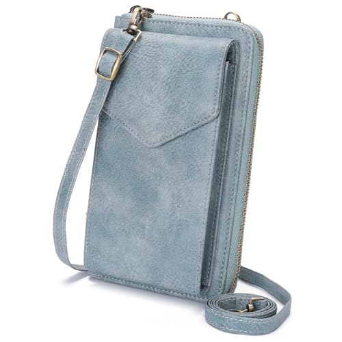 Image of SENDEFN Small Crossbody Cell Phone Purse for Women Leather Cellphone Bags Wallet Purses with Multi Card Slots