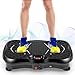 EVOLAND Vibration Plate Exercise Machine, 12mm Vibration Amplitude Whole Body Workout Fitness Trainer, 5 Program Modes, Bluetooth Speaker, Resistance Bands for Home Fitness and Toning