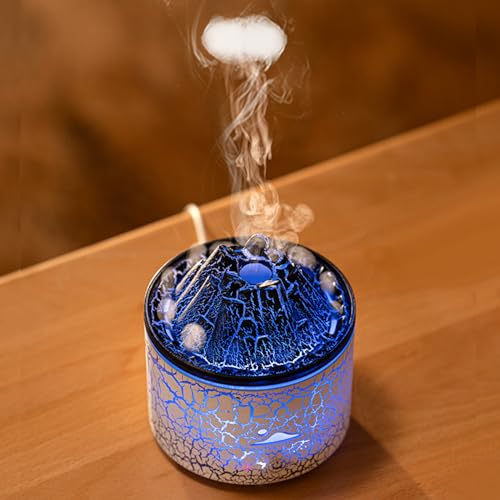 Difusor aromático eléctrico Lava con 7 luces y modo de llama 180ml miniatura 6