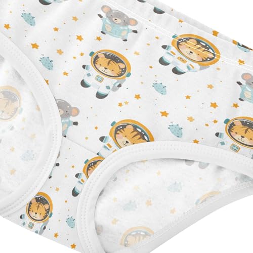 Girls Underwear Soft Cotton Cartoon Animals Kids Panties in Sizes 2/3t, 4t, 5t, 6 and 84