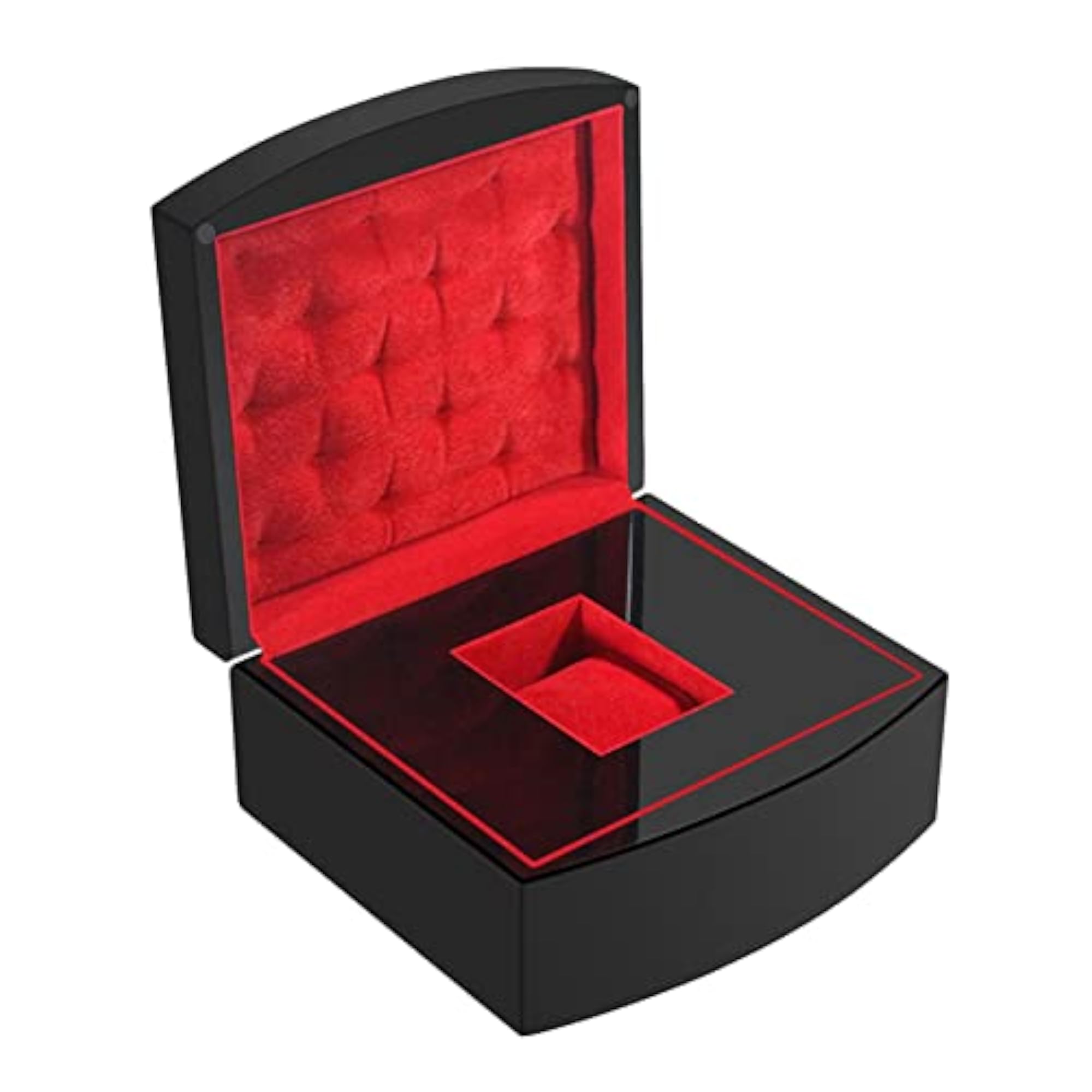 Wood Watch Case Single Grid Holder for Collectors