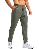 Picture of G Gradual 30"/32"/34" Inseam Tall Mens Sweatpants with Zipper Pockets Stretch Golf Workout Pants for Men Casual Athletic(Sage,XL)