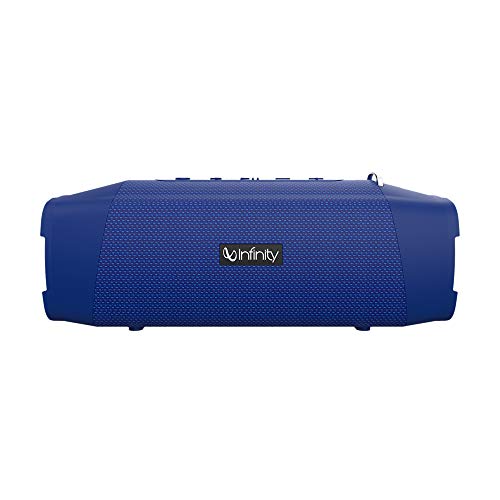 Image of Infinity by Harman Fuze 700 Dual EQ Deep Bass 20W Portable Stereo Speaker with 10 Hours Playtime, Built-in Powerbank, Bluetooth 5.0 and IPX7 Waterproof (Mystic Blue)