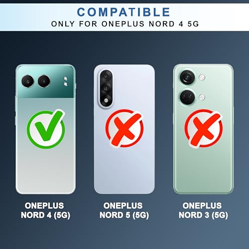 Image of CEDO Backcover for OnePlus Nord 4 (5G) | Camera Protection Bump Shockproof Edge | Ultra Hybrid Transparent Acrylic Clear TPU+PC Hard Backcase Cover (Black)