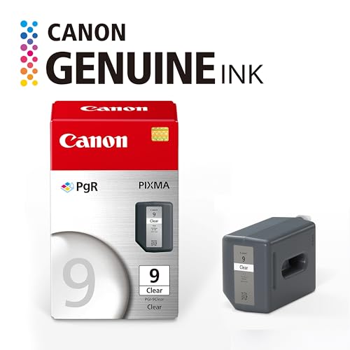 Image of Canon PGI-9 Genuine Clear Ink Tank, Compatible with MX7600, and IX7000 Printers