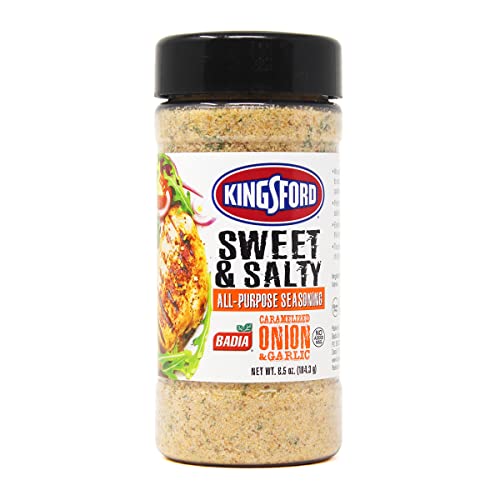 Kingsford Sweet & Salty All-Purpose Seasoning 6.5 oz (Pack of 6) – Balanced Blend of Sweetness and Savory Salt
