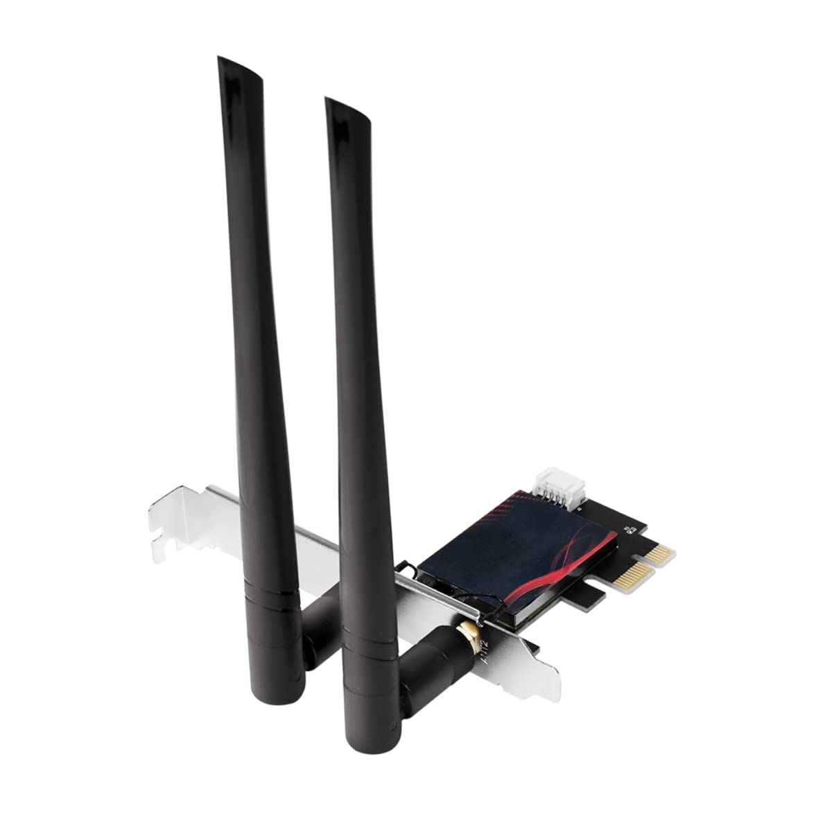 LogiLink WL0248 Carte PCI Express dernière génération avec Wi-FI (5 GHz/6 GHz/2,4 GHz) et Bluetooth (Version 5.2)