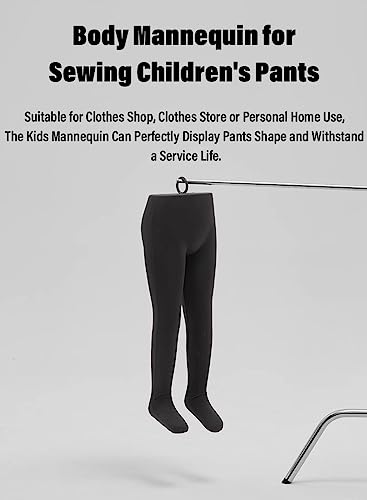 Maniquí de piernas para decoración navideña y escaparates de niños blanco 6