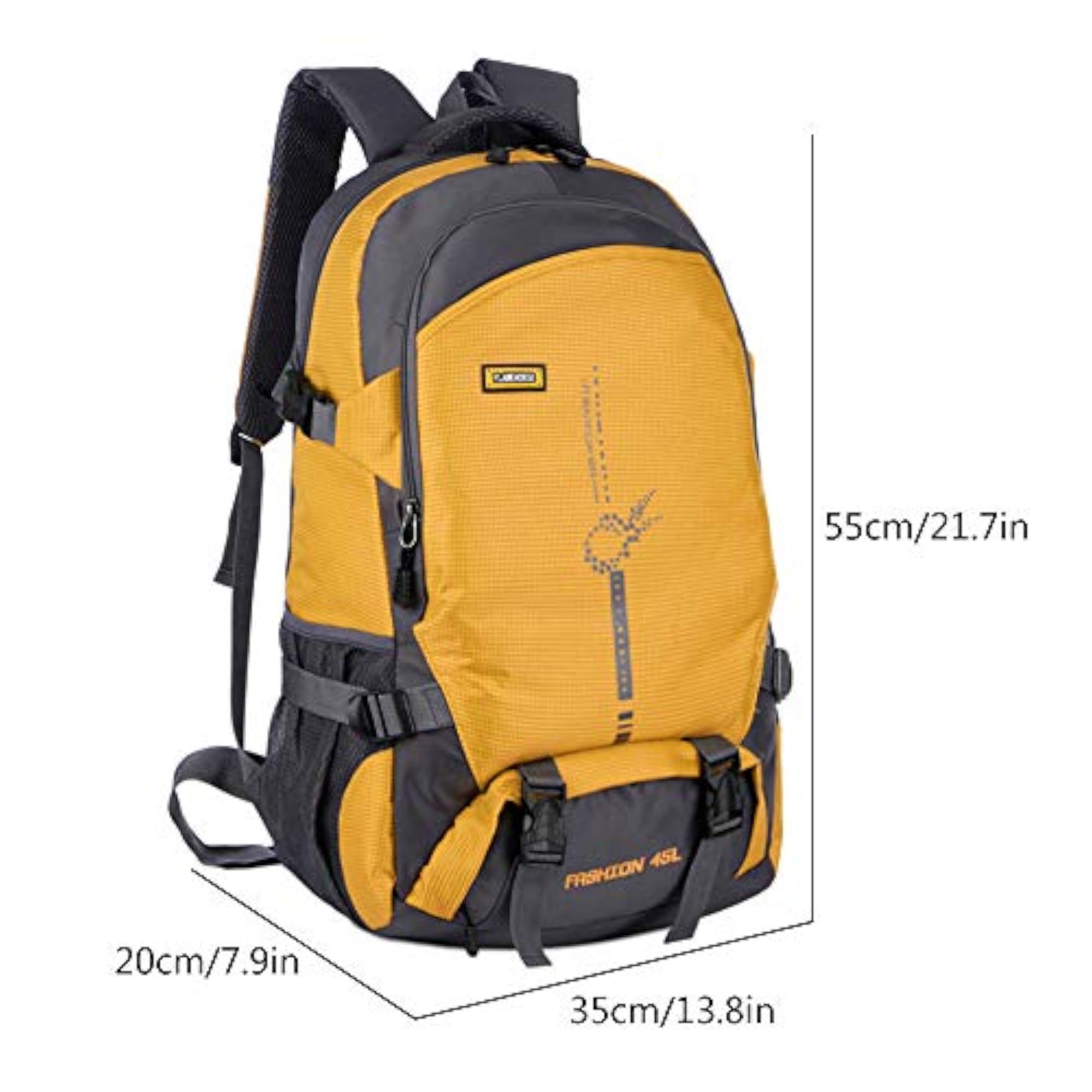 45L Large Capacity Waterproof Mountaineering Backpack
