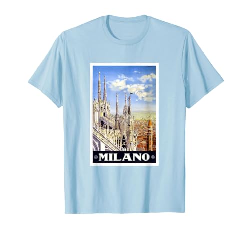 Milano T Shirt T-Shirt, Men, Baby Blue, Medium