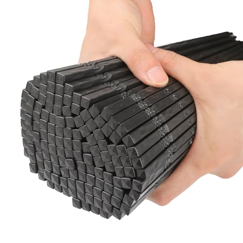 100 Pairs Fiberglass Sushi 24cm/9.4 Inch Chopsticks, Dishwasher Safe, Japanese Style Non-Slip, for Restaurant & Party, Black Bauhinia.