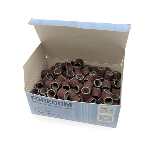 Foredom 1/2" X 1/2" Aluminum Oxide Sanding Bands - 60 Grit (Brown, 1/2 x 1/2, 80, Very Coarse)