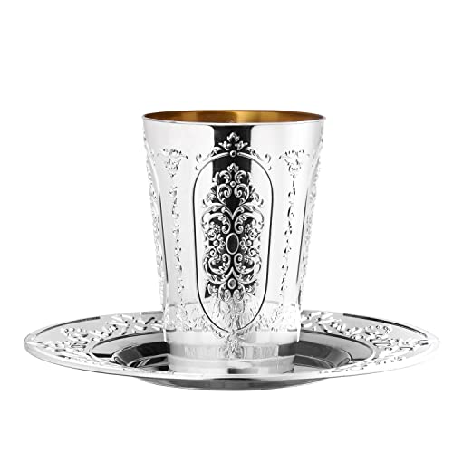 Nicole Fantini Decor Kiddush/kiddish Cup - Premium Quality Wine Cup - Ideal for Passover & All Jewish Holidays - Disposable Plastic Cups - 10 Counts (5Oz)