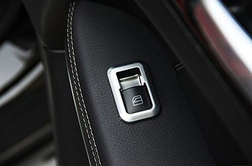 Interior Car Door Window Switch Button Frame Trim Cover 5pcs for Mercedes-Benz GLE W166 C292 GLS X166 2015-2019