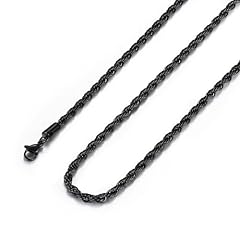 2.5mm Wide Black Chain