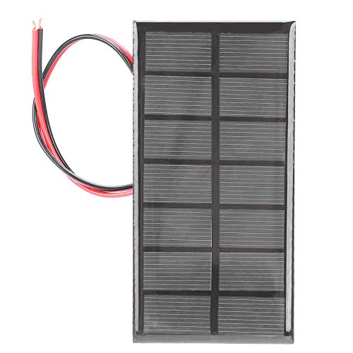 Spacnana 3,5 V 250 MA Solarpanel, Polysilizium-Minimodul mit Hoher Umwandlungseffizienz für -Solarleuchten, Spielzeug, Ladegeräte mit 30 Cm Kabel