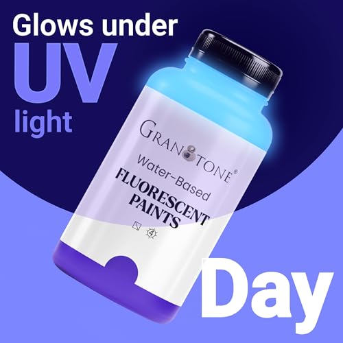 Image of GRANOTONE Neon Green 1 L Rich Pigment Non Cracking Craft Paint