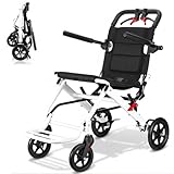 Caractéristiques de sécurité réglables : ce fauteuil roulant est équipé d'un mécanisme de fixation automatique des freins et d'une sangle de sécurité réglable pour éviter tout basculement. La sangle de sécurité réglable garantit une conduite sûre et stable, tandis que la boucle de sécurité empêche le fauteuil roulant de se déformer, privilégiant ainsi la sécurité et le confort de l'utilisateur