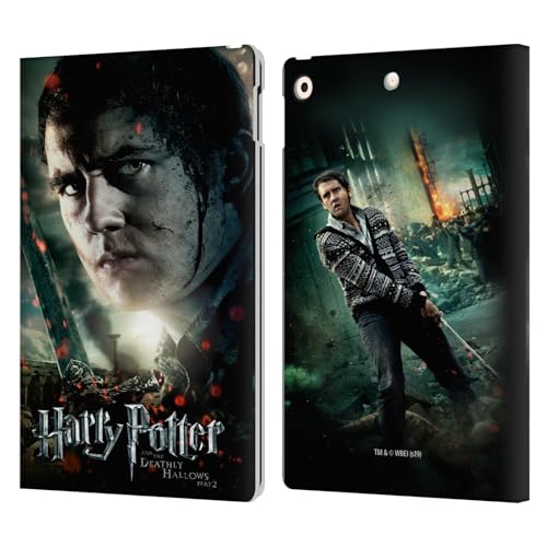Protection iPad 10.2 Harry Potter Neville Longbottom étui portefeuille cuir