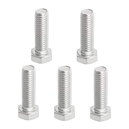 Image of M8 x 30mm Hex Head Bolts Screws 316 Stainless Steel, A4-70 Fasteners Fully Machine Threaded SUS316 5 Pcs