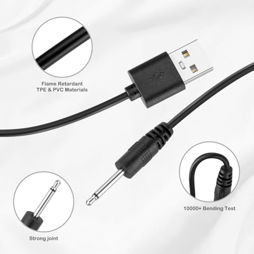 EGK Vibrating Massager Charger with DC 2.5mm Fast Charging Cable Replacement Cord Set, for lovesense, Beauty Instrument Wan by EGK - Image 3
