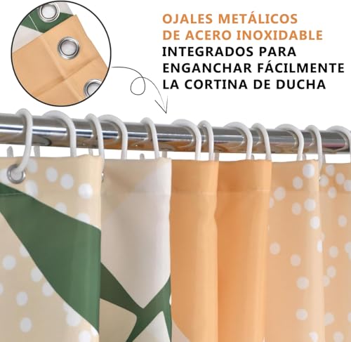 La Mejor Recopilación de Cortinas para baño los más recomendados. 30 Imagen adicional