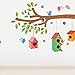 Produktbild Wall Sticker ZOZOSO Dibujos Animados Bilder von Pájaros Nido Pared Pegatinas Bilder von Los Niños Bilder von Pájaro Dekoratives Bild von Hogar Extra-Bild in Calcomanía